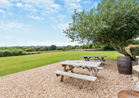 Staying at The Old School Hall you have access to a shared playing field, barbecue & firepit