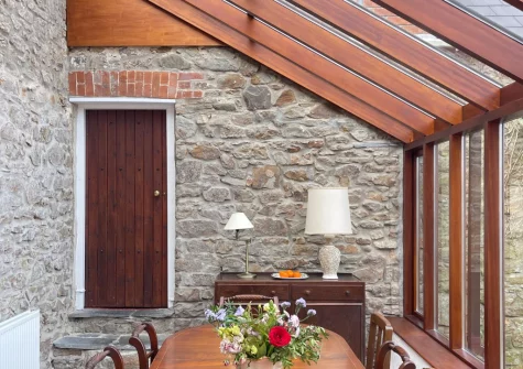 The dining room at The Old School House, Walton West