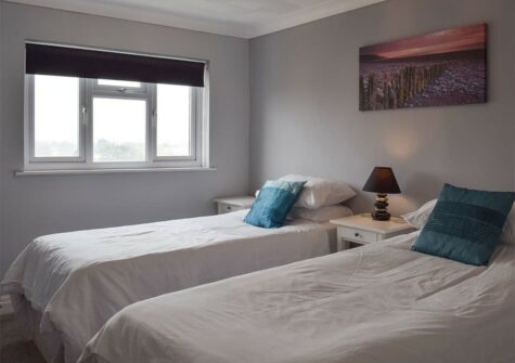 Bedroom #3 at The Penthouse at Newton Croft, Tenby