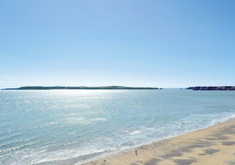 The closeness to North Beach makes The Penthouse at Newton Croft, Tenby a fantastic base for a family holiday