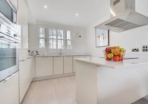 The kitchen at The Sandbox, Saundersfoot