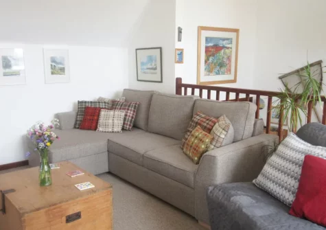 The living area at The Steps, Llandeloy