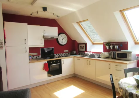 The kitchen at The Steps, Llandeloy