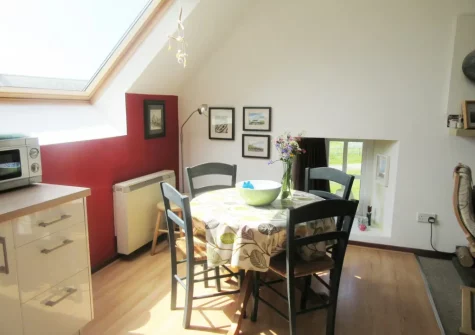 The kitchen & dining area at The Steps, Llandeloy