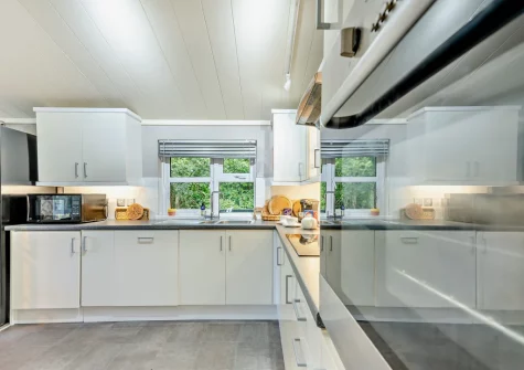 The kitchen at The Sycamores, Narberth