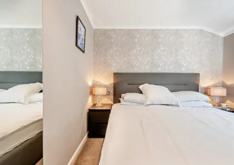 Bedroom #2 at The Sycamores, Narberth