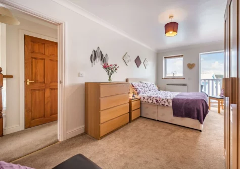 Bedroom #1 at Tickled Pink at 14 Freshwater Bay, Freshwater East