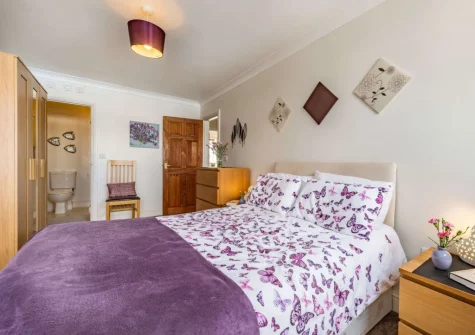 Bedroom #1 at Tickled Pink at 14 Freshwater Bay, Freshwater East