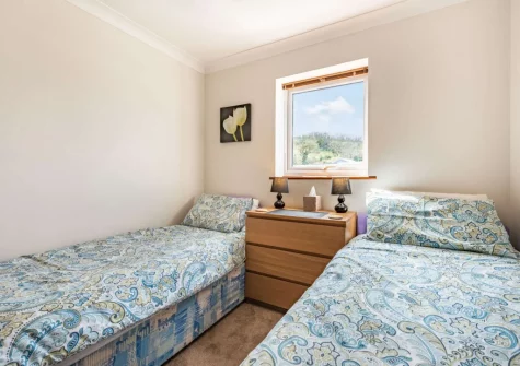 Bedroom #2 at Tickled Pink at 14 Freshwater Bay, Freshwater East