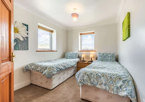 Bedroom #3 at Tickled Pink at 14 Freshwater Bay, Freshwater East