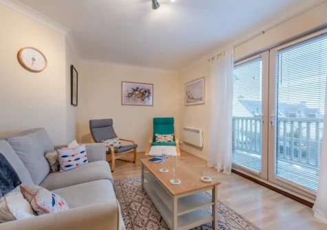 The living area at Tide View, Broad Haven