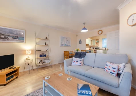 The living area at Tide View, Broad Haven