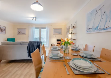 The dining area at Tide View, Broad Haven