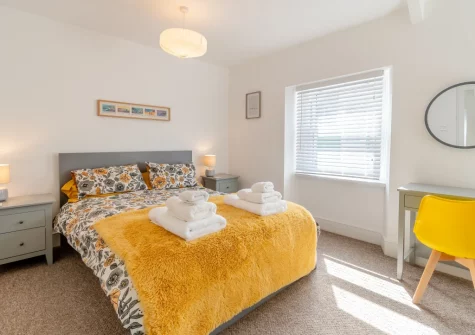 Bedroom #1 at Tideway, Tenby