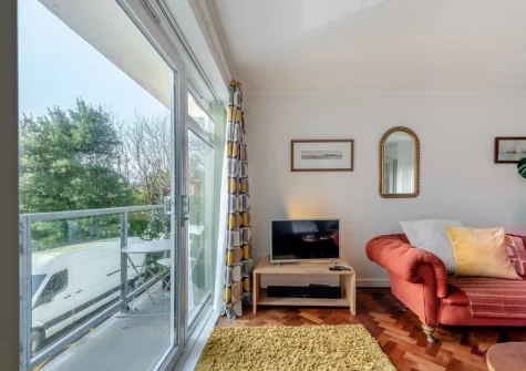 The living area at Tidey, Tenby