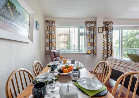 The dining area at Tidey, Tenby