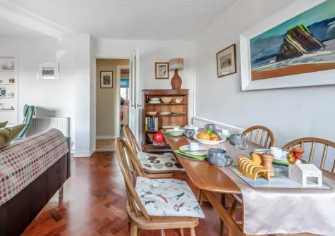 The dining area at Tidey, Tenby