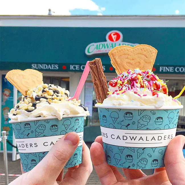 Top 10 things to do in Wales in July - Get a taste of Italian gelato