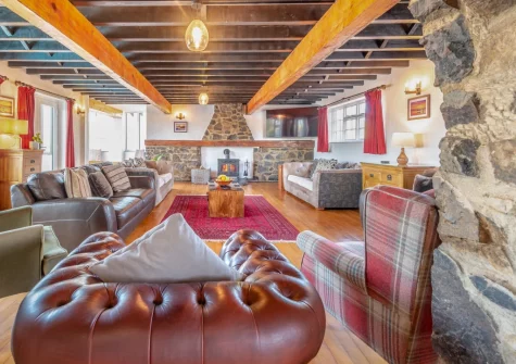 The living room at Trebrowen, Angle