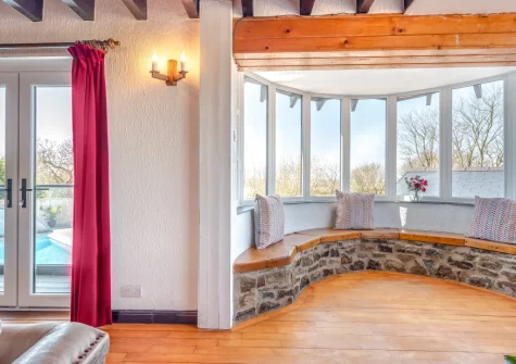 The living room at Trebrowen, Angle