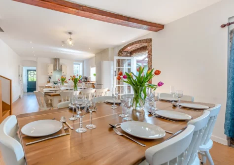 The dining room at Trebrowen, Angle