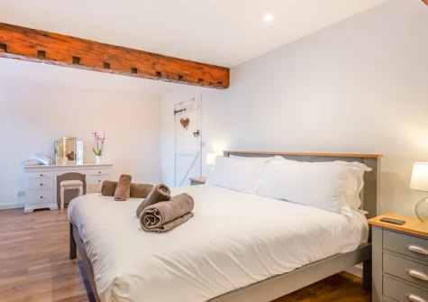Bedroom #2 at Trebrowen, Angle