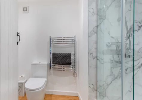 Bedroom #2 en-suite shower room at Trebrowen, Angle