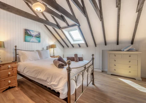 Bedroom #4 at Trebrowen, Angle
