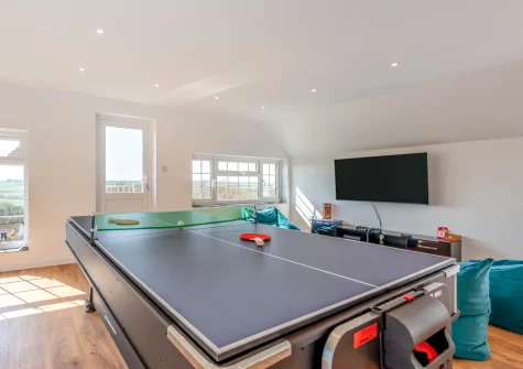 The games room at Trebrowen, Angle