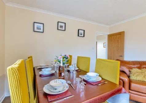 The dining area at Tree Tops, St Florence