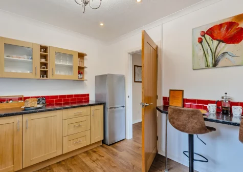 The kitchen at Tree Tops, St Florence