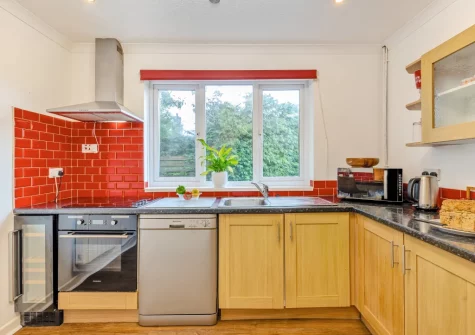 The kitchen at Tree Tops, St Florence