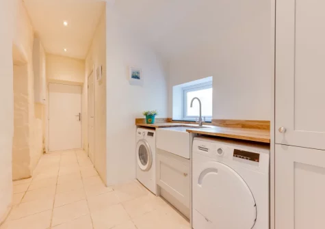 The utility room at Trefloyne Lodge, Penally