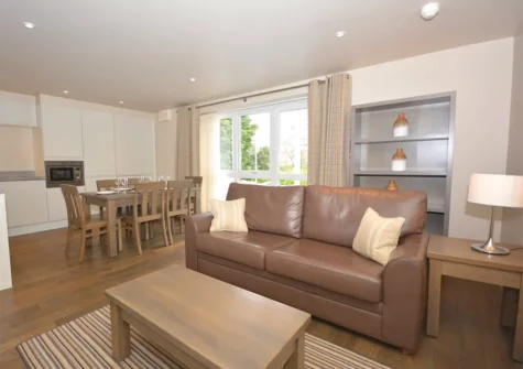 The living area at Turnstone Apartment, Saundersfoot