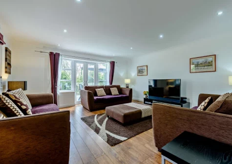 The living room at Twmbarlwm, Tenby