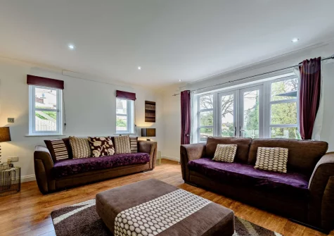 The living room at Twmbarlwm, Tenby