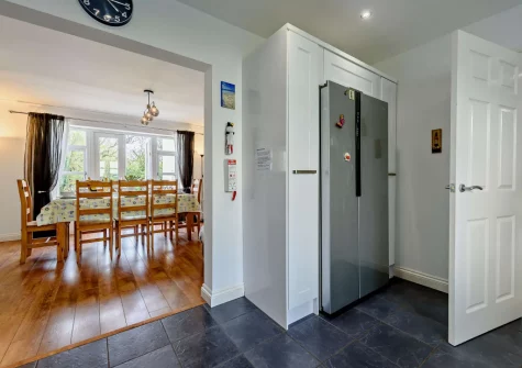 The kitchen & dining room at Twmbarlwm, Tenby