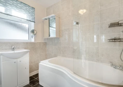 The bathroom at Ty Adda, Abersoch