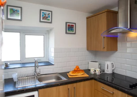 The kitchen at Ty Beth, Bryn-henllan