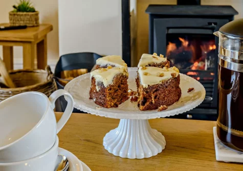 The living room at Ty Carreg Rowen