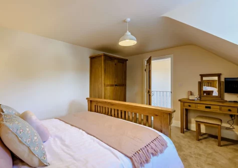 Bedroom #1 at Ty Carreg Rowen