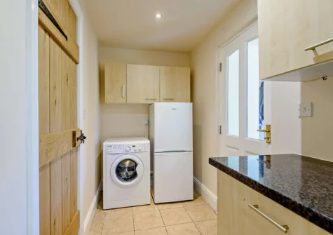 The utility room at Ty Carreg Rowen