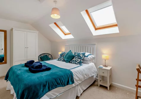 Bedroom #1 at Ty Del, Broad Haven