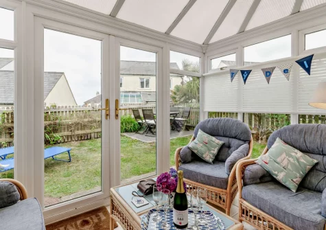 The conservatory at Ty Del, Broad Haven