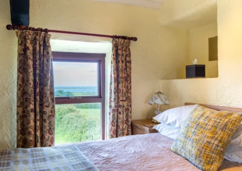 Bedroom #1 at Ty Eiddew, Llanfaglan