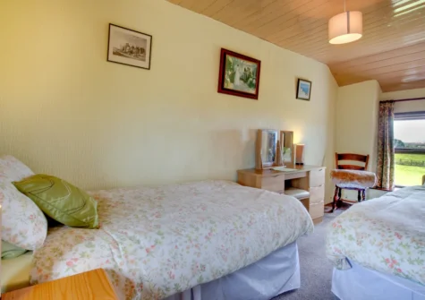 Bedroom #2 at Ty Eiddew, Llanfaglan