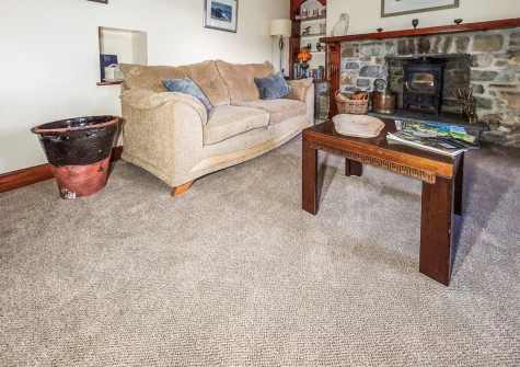The living room at Ty Fferm, Croesgoch
