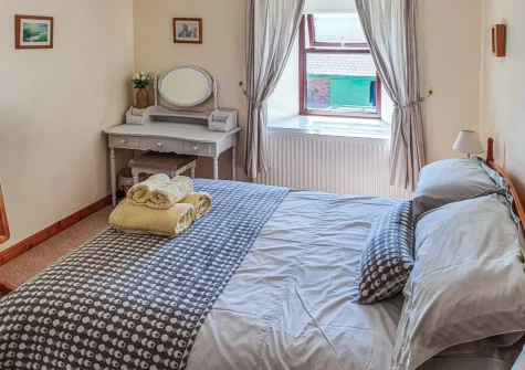 Bedroom #1 at Ty Fferm, Croesgoch