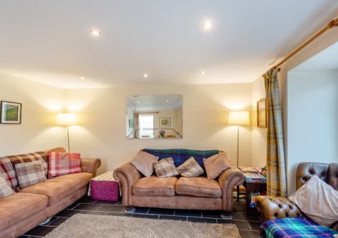 The living area at Ty Gwair, St Anns Bethesda