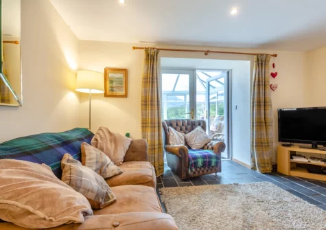 The living area at Ty Gwair, St Anns Bethesda